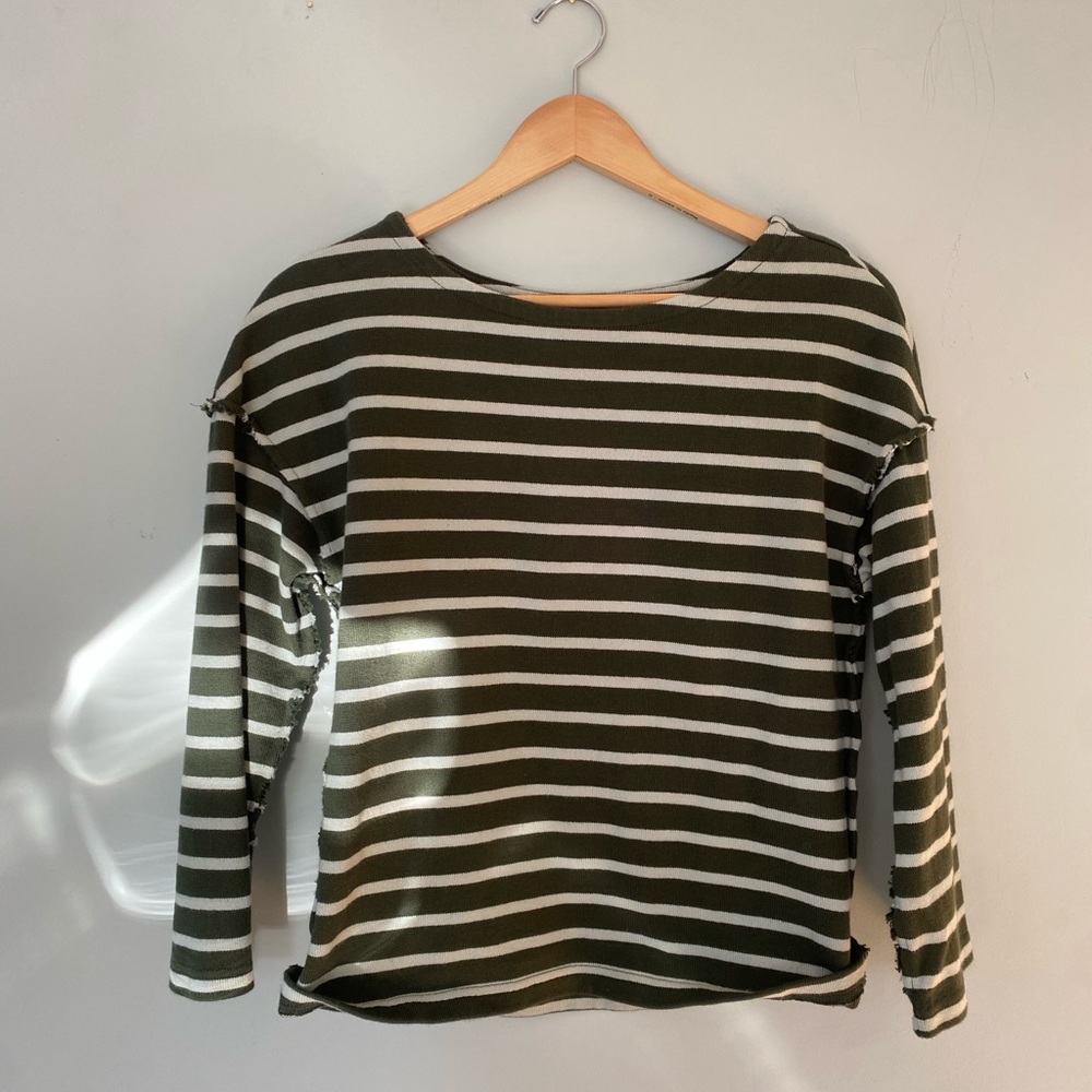 Madewell boat neck sweater/shirt